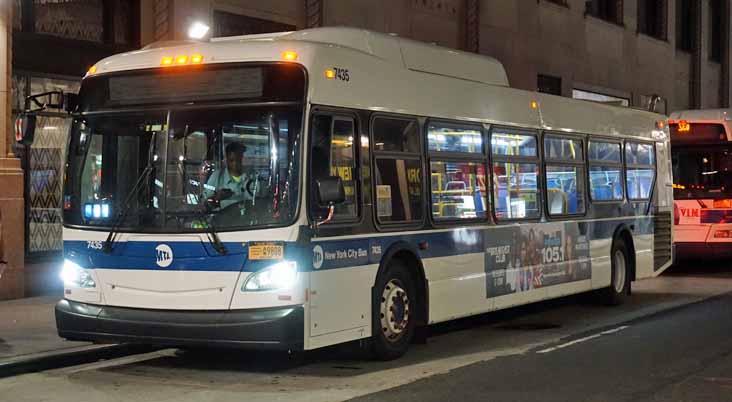 MTA New Flyer XD40 7435